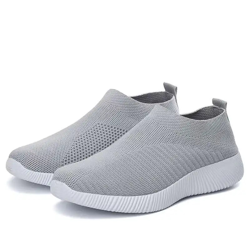 Women Vulcanized Shoes High Quality Women Sneakers Slip On Flats Shoes Women Loafers Plus Size 42 Walking Flat 1926huise