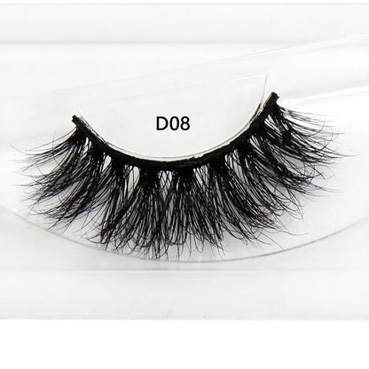 LEHUAMAO False Eyelashes Mink Lashes Natural Thick False Eyelashes Extension Wispy Soft Lashes Makeup Tools D22