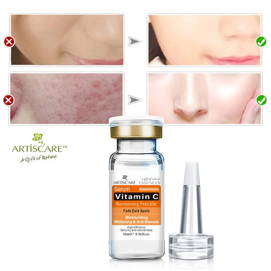 ARTISCARE Vitamin C Serum for Face Moisturizing 4Pcs Hyaluron Acid Facial Care Nourishing Essence SkinCare Products