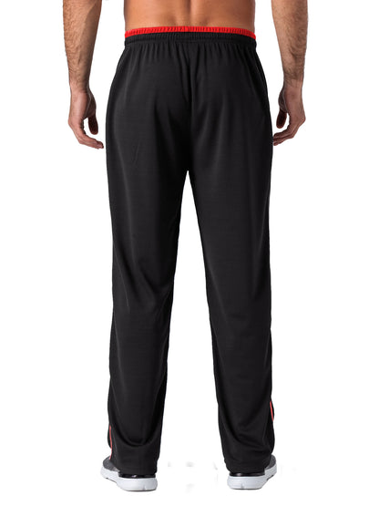 TACVASEN Breathable Mesh Sportswear Pants Men's Casual Trousers Elastic Waist Running Joggers Hiking Mountain Loose Fit Pants