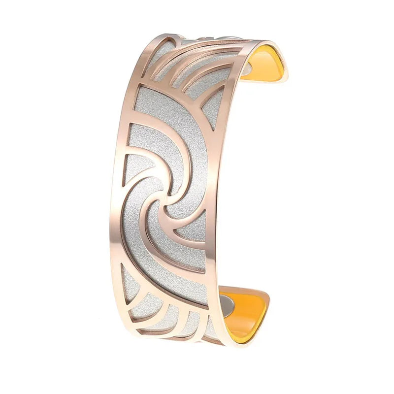 Cremo Love Cuff Bracelets Stainless Steel 25mm Bangles Manchette Femme Interchangeable Reversible Leather Band Pulseiras Badiee Stylez