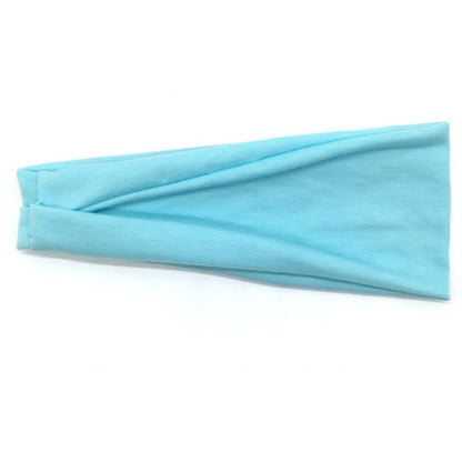 Women Headband Twist Cotton Sport Wide Turban Twisted Knotted Headwrap Girls Hairband Fashion Head Band Hair Accessories