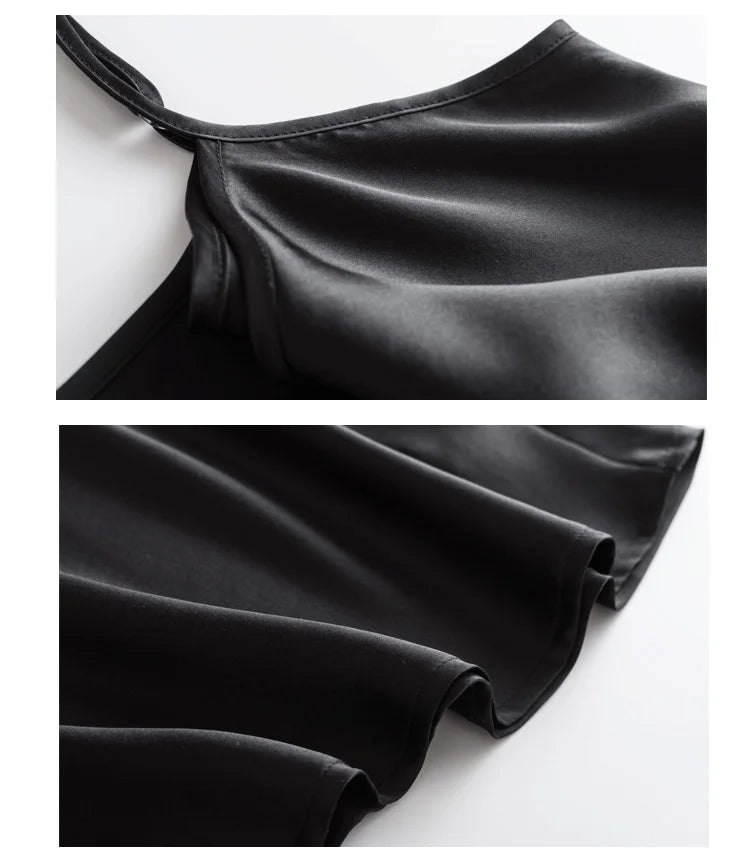 SuyaDream, Women 100%Real Silk Camisoles, 19MM, Solid Cozy Camis, 2024 Spring Summer Basic T shirts, White, Pink, Beige