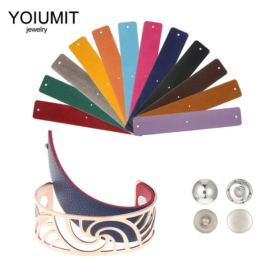 Cremo Love Cuff Bracelets Stainless Steel 25mm Bangles Manchette Femme Interchangeable Reversible Leather Band Pulseiras Badiee Stylez