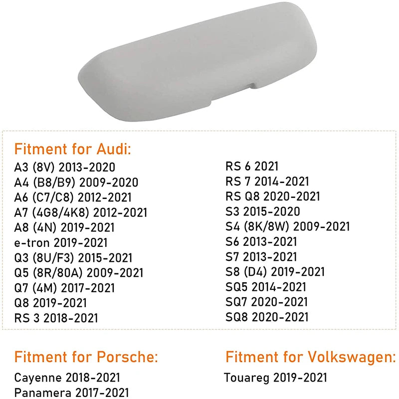 Interior Sunglasses Case Holder for Audi A3 A4 A6 A7 A8 for Porsche Cayenne / Panamera for VW Touareg Glasses Case Box Organizer