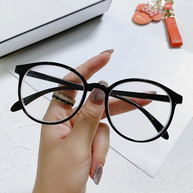 New arrival Computer Glasses Frame Women Men Anti Blue Light Round Eyewear Blocking Glasses Optical Spectacle Eyeglass Badiee Stylez