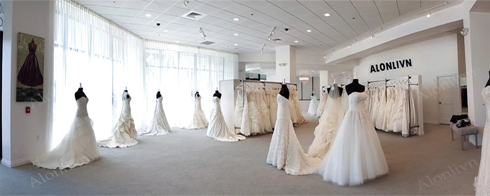 Alonlivn Luxurious Embroidery 2 In 1 Mermaid  Bridal Gown Beading Appliques Lace Off Shoulder Sleeves Sweetheart Wedding Dress Badiee Stylez