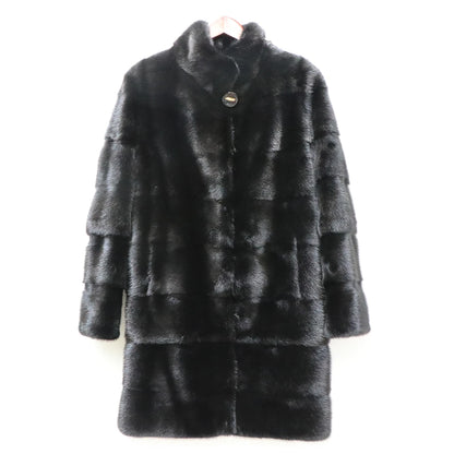 Fancy Rani Real Mink Fur Coat Natural Women Winter Long Leather Jacket Luxury Female Clothes  2023 Mink Fur Coat Women Promotion Badiee Stylez