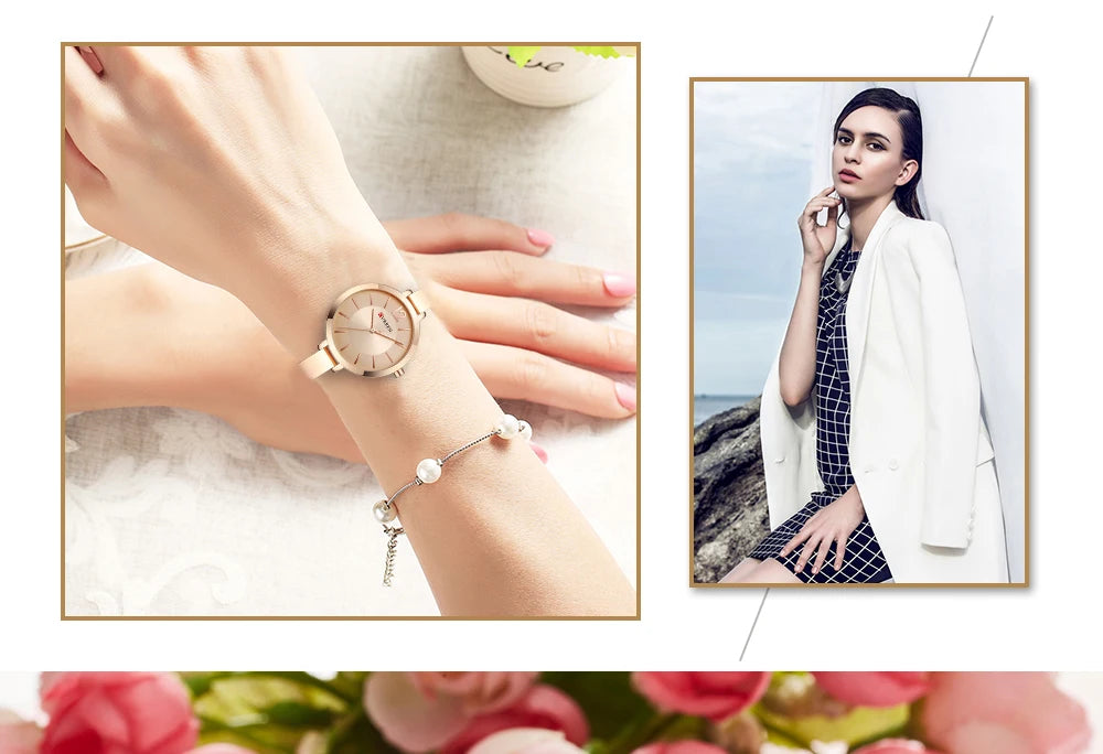 CURREN Watch For Women 9012 Top Brand Luxury Quartz Clock Casual Fashion Ladies Wristwatch Lady Clock Relogio Feminino