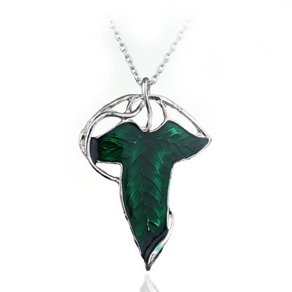 Lord Rings Arwen Evenstar Necklace The Elves Princess Fashion Crystal Cubic Zirconia Stone Pendant For Women Wedding Gifts XL0206 60cm