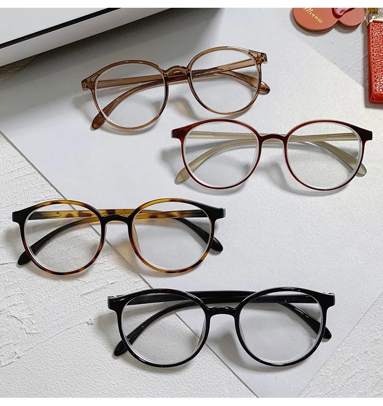 New arrival Computer Glasses Frame Women Men Anti Blue Light Round Eyewear Blocking Glasses Optical Spectacle Eyeglass Badiee Stylez