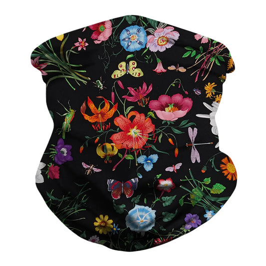 Women and men Fashionable digital print outdoor cycling neck gaiter and mask multi-functional magic headband and magic scarf