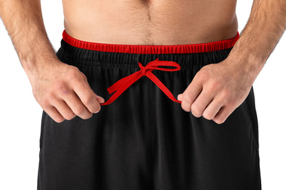 TACVASEN Breathable Mesh Sportswear Pants Men's Casual Trousers Elastic Waist Running Joggers Hiking Mountain Loose Fit Pants