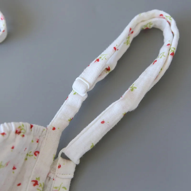 Fdfklak Gauze Cotton Sexy Lingerie Pajamas Set 2 Piece Summer Pyjamas Sleeveless SleepTops And Shorts Sleepwear Suit