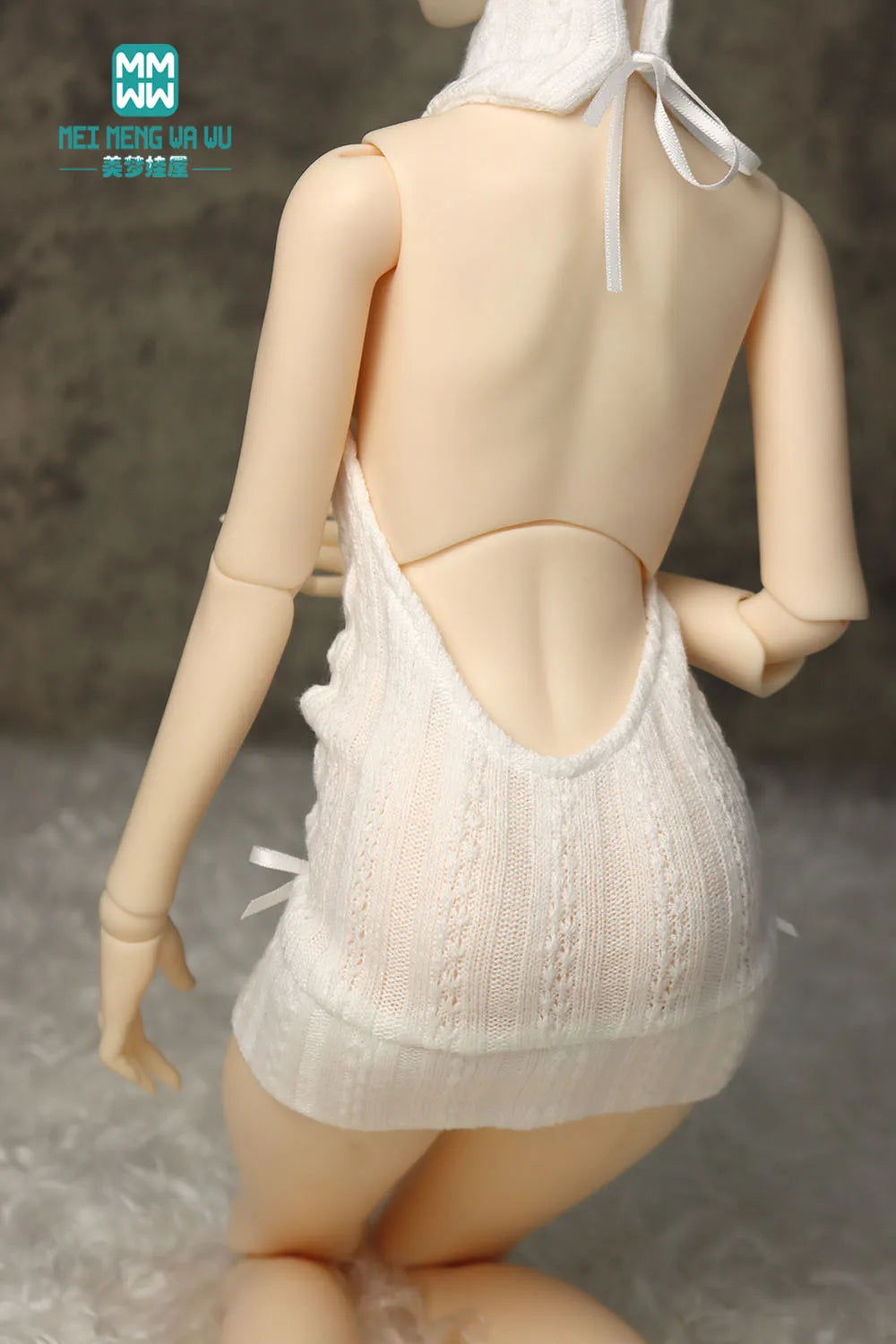 1/4 1/3 BJD clothes DD SD DDL MSD doll fashion hanging neck hanging neck sweater dress Arm sleeve