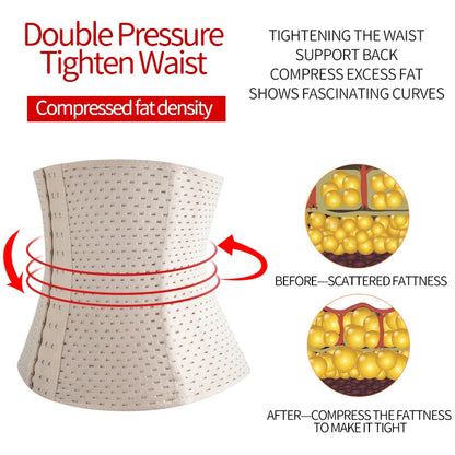 Waist Trainer Shapers Corset for Men Abdomen Reducer Slimming Belt Shapewear High Compression Modeling Strap Workout Girdle Faja