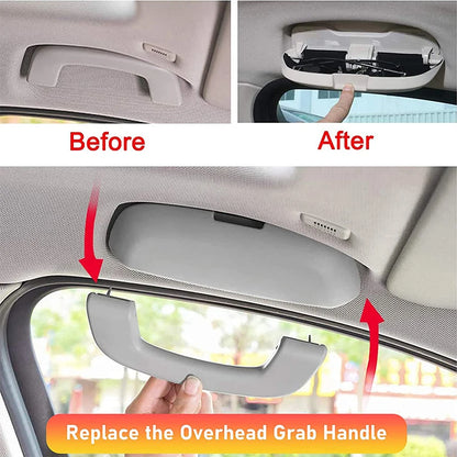 Interior Sunglasses Case Holder for Audi A3 A4 A6 A7 A8 for Porsche Cayenne / Panamera for VW Touareg Glasses Case Box Organizer