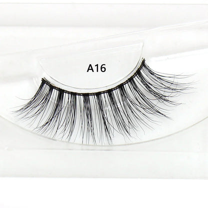 LEHUAMAO False Eyelashes Mink Lashes Natural Thick False Eyelashes Extension Wispy Soft Lashes Makeup Tools D22