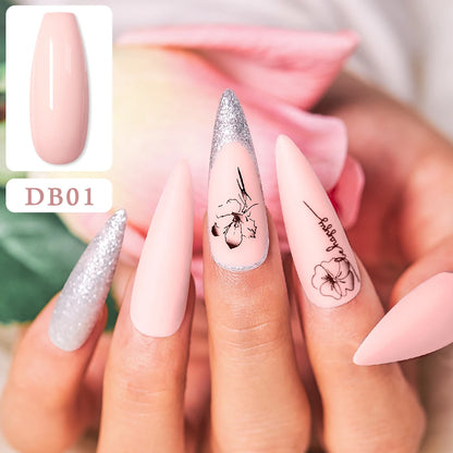 10PCS/Set Gel Nail Polish Set 125 Colors Glitter Semi Permanent Hybrid Gel Varnishes Base Top Coat Soak Off UV LED Nail Art Gel