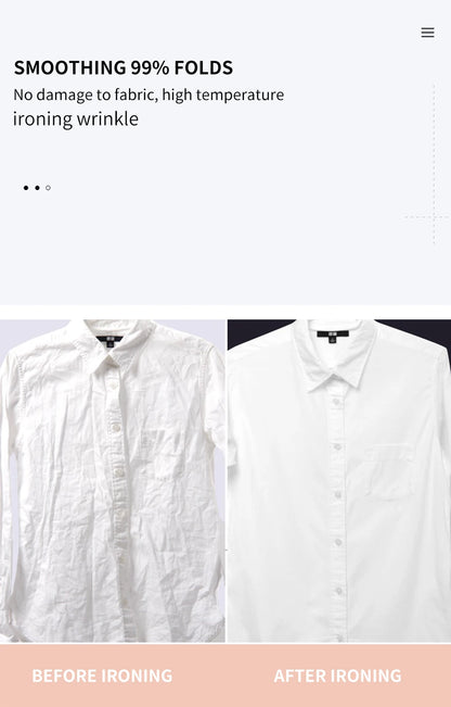 saengQ Handheld Garment Steamer 1500W Electric Household Fabric Steam Iron 280ml Portable Vertical Fast-Heat For Clothes Ironing - Badiee Stylez