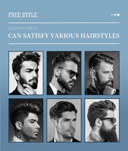 Men Oil Head Comb Hairdresser Haircut Wide Tooth Fork Comb Two-side Tooth Design Detangling Comb Salon Barber Hairdressing Tools