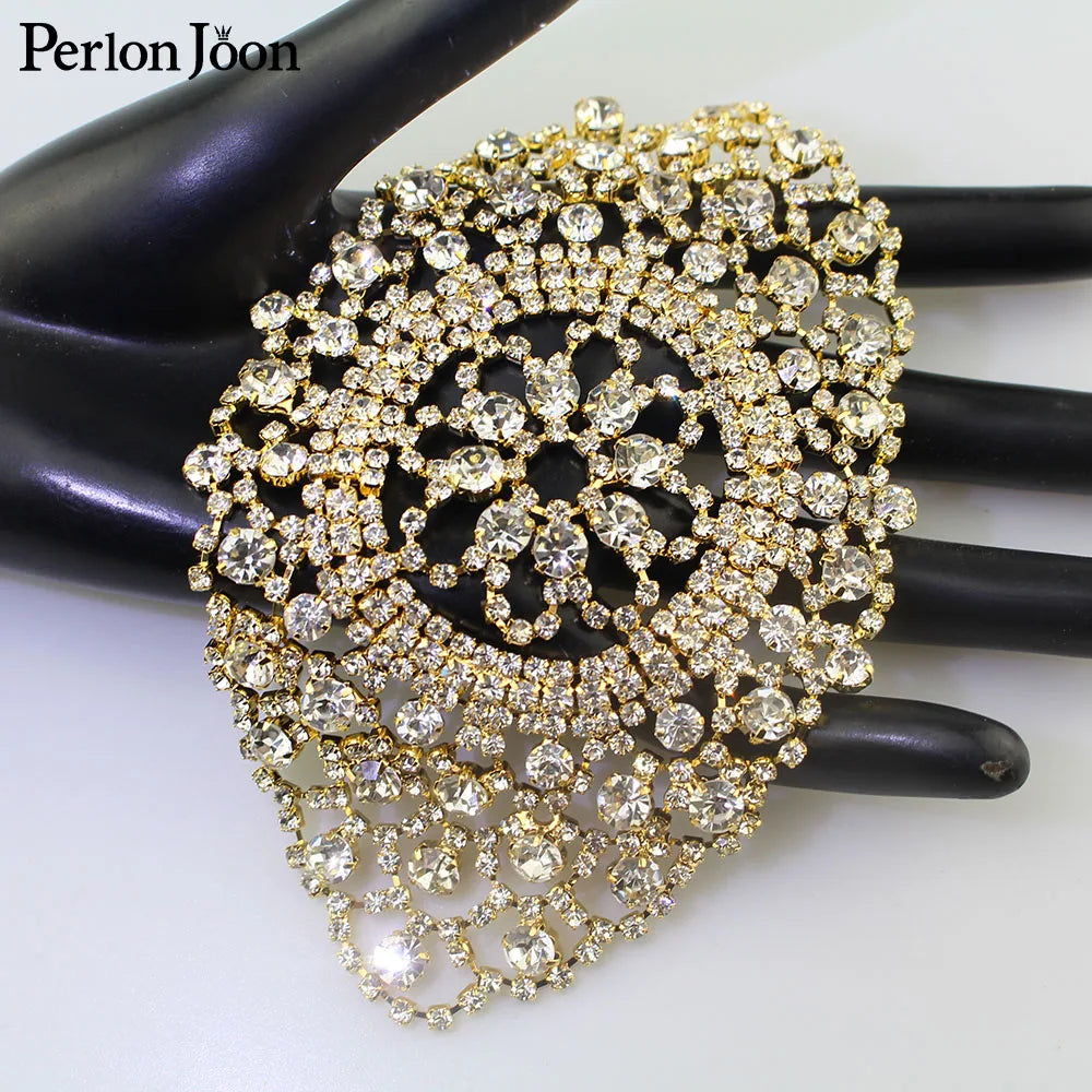 Crystal for Welding technology patch classic DIY gold silver wedding dress Rhinestone decoration accessories YHX061