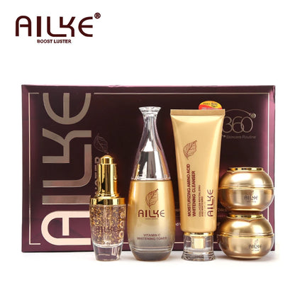 AILKE Whitening Dark Spot Remove Facial Skin Care Cream With Collagen Anti- Freckles Wrinkle Repair Women Premium Face Product 5 in 1