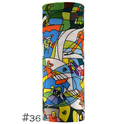 Men Women Windproof Headband Tube Bandana Headscarf Outdoor Cycling Mask Elastic Seamless Scarves Head Face Neck Sunshade Collar 36 One Size >8Y