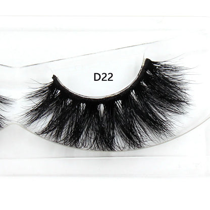 LEHUAMAO False Eyelashes Mink Lashes Natural Thick False Eyelashes Extension Wispy Soft Lashes Makeup Tools D22