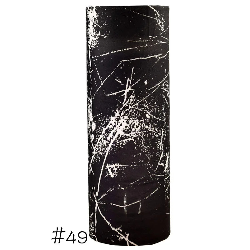 Men Women Windproof Headband Tube Bandana Headscarf Outdoor Cycling Mask Elastic Seamless Scarves Head Face Neck Sunshade Collar 49 One Size >8Y