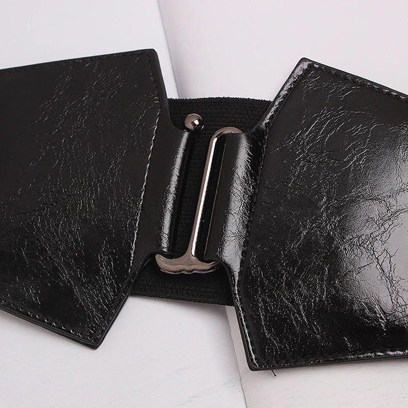 Plus Size Elastic Corset Belt Female Waist Wide Belts For Women Designer High Quality Stretch Cummerbunds Dress Waistband Badiee Stylez