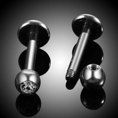 10Pcs/20Pcs/50Pcs G23 Titanium Labret Piercing Internal & External Design Lip Piercing Labret Stud Cartilage Helix Piercing Badiee Stylez