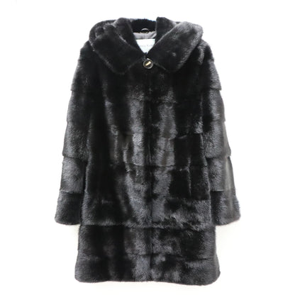 Fancy Rani Real Mink Fur Coat Natural Women Winter Long Leather Jacket Luxury Female Clothes  2023 Mink Fur Coat Women Promotion Badiee Stylez