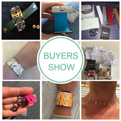 Cremo Love Cuff Bracelets Stainless Steel 25mm Bangles Manchette Femme Interchangeable Reversible Leather Band Pulseiras Badiee Stylez