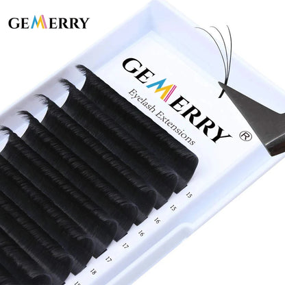 GEMERRY Easy Fan Lashes Eyelashes Extension Artificial Lash Faux Mink Makeup Cils Long Blooming Russian Volume False Eyelash MIX 20-25MM|CHINA