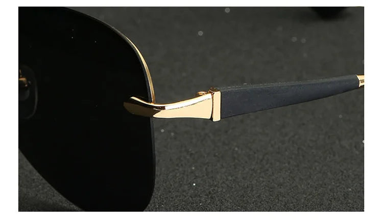 49784 Pilot Retro Polarized Light Luxury Sunglasses Men Women Fashion Shades Uv400 Vintage Glasses Men Sunglasses