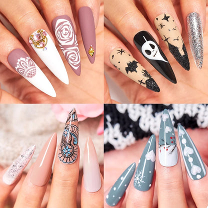 10PCS/Set Gel Nail Polish Set 125 Colors Glitter Semi Permanent Hybrid Gel Varnishes Base Top Coat Soak Off UV LED Nail Art Gel