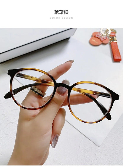 New arrival Computer Glasses Frame Women Men Anti Blue Light Round Eyewear Blocking Glasses Optical Spectacle Eyeglass Badiee Stylez
