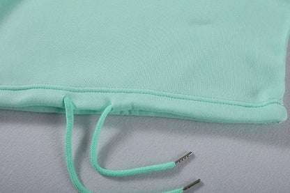 Fashion Trend Women's Wear, Long-sleeved Sports Casual Suit Waist Two-piece Set Badiee Stylez