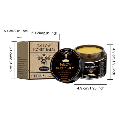 Tallow Honey Facial Balm Reduce Redness Repair Soothing Nourishing Moisturizer Improve Dryness Rough Oil Control Beauty Products