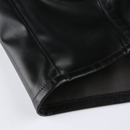 AltGoth Dark Casual Sexy Vest Women Animal Print Bodycon Slim Crop Tank Tops Gothic Punk Fashion Nightclub Corset Camisole Femme