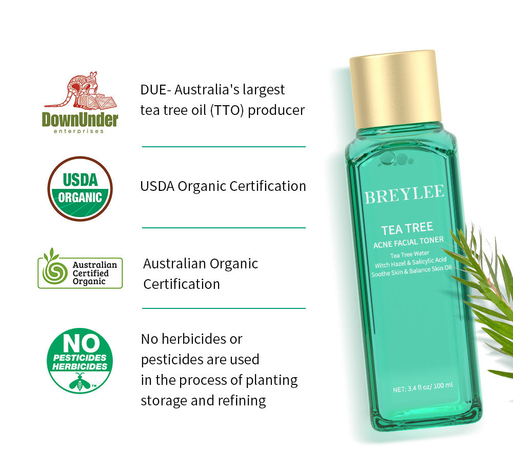 BREYLEE Facial Cleanser Toner Essence Face Cream Gel Facial Mask Set