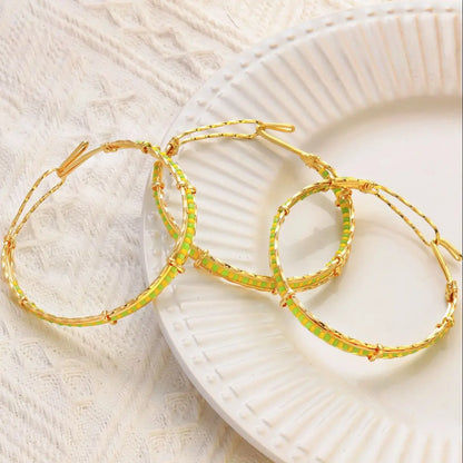 Wholesale New Arrival Stainless Steel Jewelry Green and Yellow Color Orula Elegua Bracelet Mix Beads Unisex Bangle For Women Men Badiee Stylez