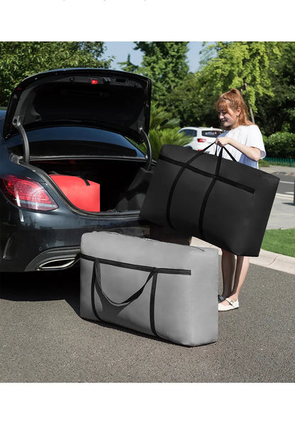 Extra Large Waterproof Moving Luggage Bags Laundry Shopping Bag foldable luggage travel bag Thin Oxford Cheap Quilt Organizer