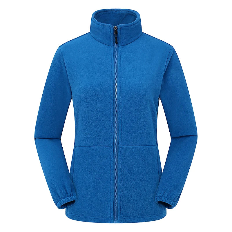 JNLN Winter Polar Fleece Jackets Women Windproof Thermal Soft Shell Jacket Outdoor Hiking Camping Skiing Climbing Warm Coat