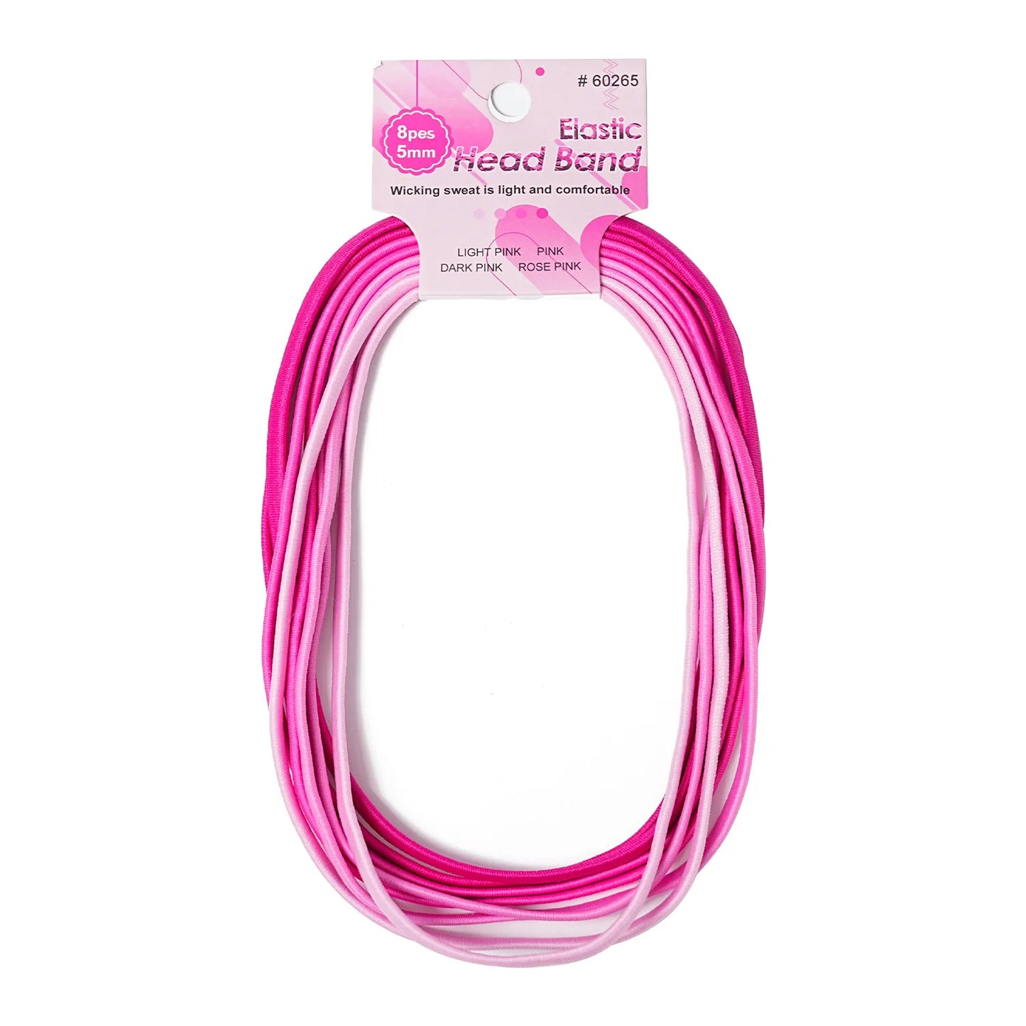 6/8PCS Unisex Sports Elastic Thin Headband Non-Slip Women Men Yoga Hair Bands Sweatband Football Running Biking Sports Hairband 60265