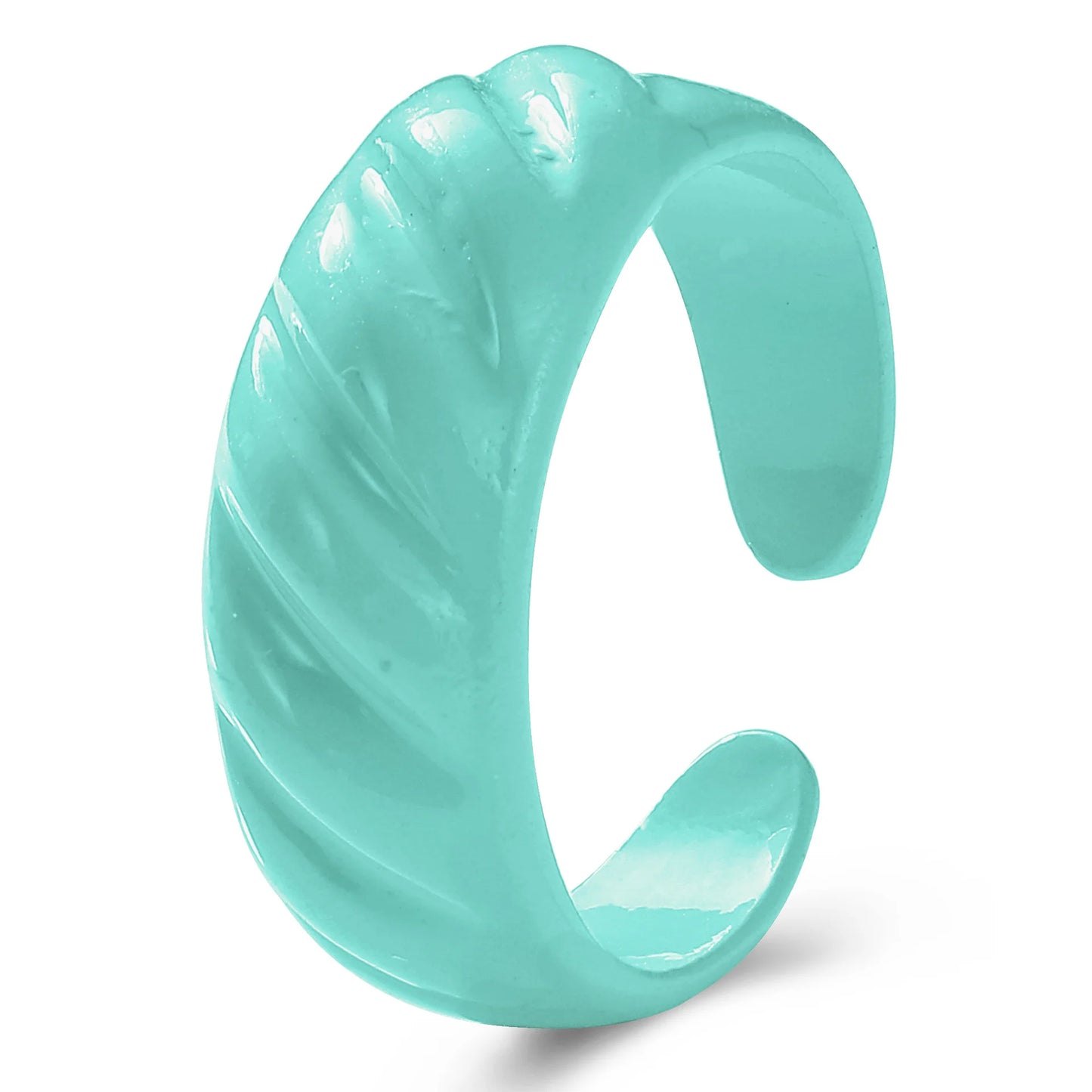 2022 Summer Colorful Ring Set Wholesale Fashion Geometric Chain Candy Color Irregular Opening Rings Women Party Finger Jewelry 5343505