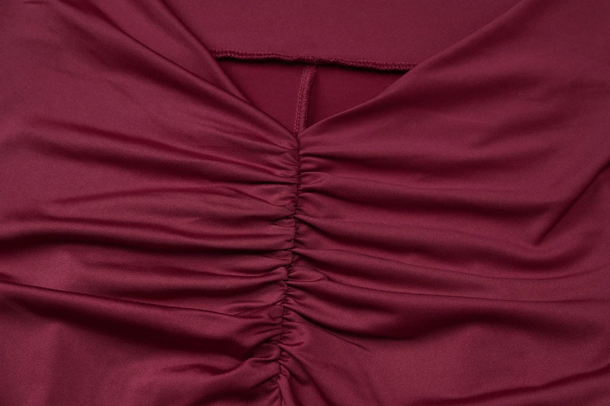 Dulzura Summer Solid Sexy Halter Swinging Collar Backless Slim Lace Up Flared Jumpsuit Women'S Fashion Elegant Party Club Romper Badiee Stylez