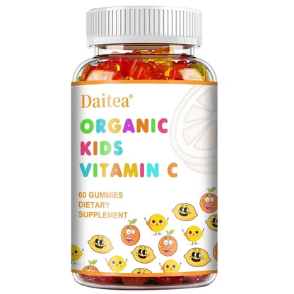 Organic Vitamin C supplement to support immune system and overall health, growth and development, zinc absorption 60coumt United States
