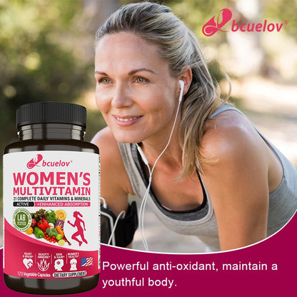 Multivitamin, supplement vitamins A, C, D, E, support bone immunity, brain, heart, digestive system and immune system health